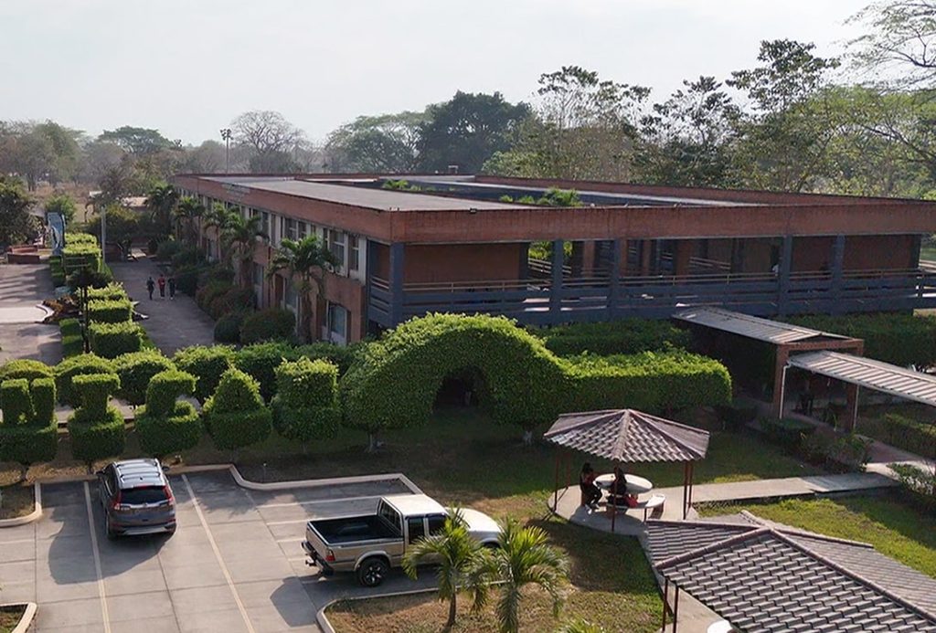 Vista aerea del campus santa clara juticalpa